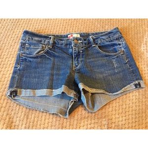 Denim shorts